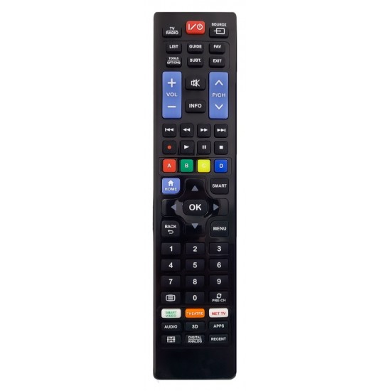 Superior Τηλεχειριστήριο Αντικατάστασης Multibrand Ready5 Smart Extended για Samsung, LG, Sony, Panasonic, Philips - Plug & Play (SUPTRB020)