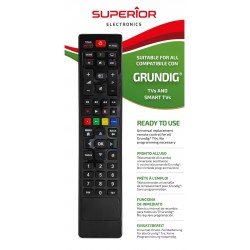 Superior Τηλεχειριστήριο Αντικατάστασης για Grundig Smart - Plug & Play (SUPTRB001)