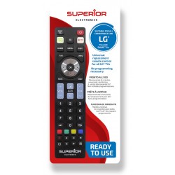 Superior Τηλεχειριστήριο Αντικατάστασης για LG Smart Black - Plug & Play (SUPTRB007)