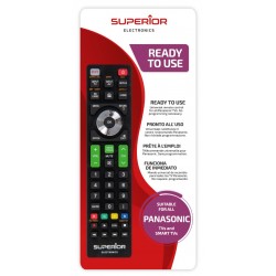 Superior Τηλεχειριστήριο Αντικατάστασης για Panasonic Smart Black - Plug & Play (SUPTRB011)