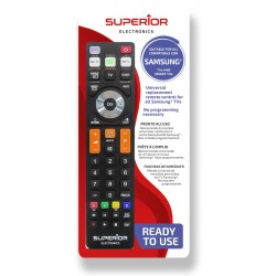 Superior Τηλεχειριστήριο Αντικατάστασης για Samsung Smart Black - Plug & Play (SUPTRB008)