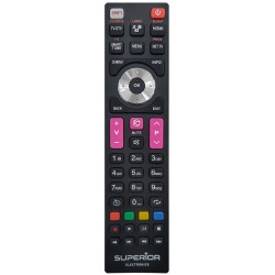Superior Τηλεχειριστήριο Αντικατάστασης για Telefunken Smart Black - Plug & Play (SUPTRB016)