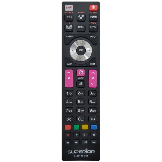 Superior Τηλεχειριστήριο Αντικατάστασης για Telefunken Smart Black - Plug & Play (SUPTRB016) Superior Τηλεχειριστήριο Αντικατάστασης για Telefunken Smart Black - Plug & Play (SUPTRB016)