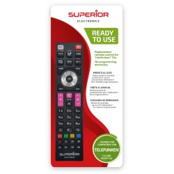 Superior Τηλεχειριστήριο Αντικατάστασης για Telefunken Smart Black - Plug & Play (SUPTRB016)
