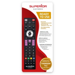 Superior Τηλεχειριστήριο Αντικατάστασης για Thomson/TCL Smart Black - Plug & Play (SUPTRB017)