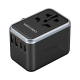 VENTION 4-Port USB (C+C+A+A) GaN Universal Travel Adapter (65W/65W/60W/5W) EU Black (FJFB0) VENTION 4-Port USB (C+C+A+A) GaN Universal Travel Adapter (65W/65W/60W/5W) EU Black (FJFB0)