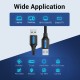 VENTION USB 3.0 A Male to A Male Cable 1M Black PVC Type (CONBF)