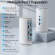 VENTION Type-C to HDMI/VGA/USB 3.1 Gen 1-C/USB 3.0x3/RJ45/SD/TF/TRRS 3.5mm/PD 100W/DC 10W Docking Station White Vertical Type (TPHWC-EU) VENTION Type-C to HDMI/VGA/USB 3.1 Gen 1-C/USB 3.0x3/RJ45/SD/TF/TRRS 3.5mm/PD 100W/DC 10W Docking Station White Vertical Type (TPHWC-EU)