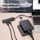 VENTION 4-Port USB 3.0 Hub with Type-C & USB 3.0 2-in-1 Interface and Power Supply 0.15M Black ABS Type (CHTBB)