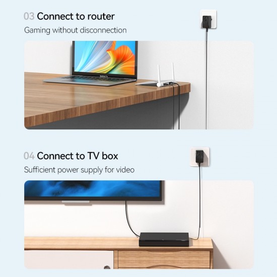 VENTION EU Power Adapter 5W (5V/1A), 3.5 * 1.35 with 1.5M Cable Black (TPQ-236A0501)