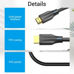 VENTION 8K HDMI Cable 1.5M Black (AANBG)