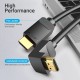 VENTION HDMI Right Angle Cable 270° 1.5M Black (AAQBG) VENTION HDMI Right Angle Cable 270° 1.5M Black (AAQBG)
