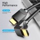 VENTION HDMI Right Angle Cable 90° 2M Black (AARBH) VENTION HDMI Right Angle Cable 90° 2M Black (AARBH)