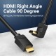 VENTION HDMI Right Angle Cable 90° 1M Black (AARBF)