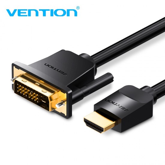 VENTION HDMI to DVI Cable 2M Black (ABFBH) VENTION HDMI to DVI Cable 2M Black (ABFBH)