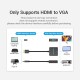VENTION HDMI to VGA Converter with Female Micro USB and Audio Port 0.15M Black (ACRBB) VENTION HDMI to VGA Converter with Female Micro USB and Audio Port 0.15M Black (ACRBB)