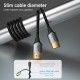 VENTION Ultra Thin HDMI Male to Male Cable 1.5M Gray Aluminum Alloy Type (ALEHG) VENTION Ultra Thin HDMI Male to Male Cable 1.5M Gray Aluminum Alloy Type (ALEHG)