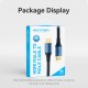 VENTION Cotton Braided 8K HDMI Male to Male Cable 2M Blue Aluminum Alloy Type (ALGLH) VENTION Cotton Braided 8K HDMI Male to Male Cable 2M Blue Aluminum Alloy Type (ALGLH)