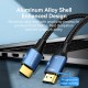 VENTION Cotton Braided 8K HDMI Male to Male Cable 2M Blue Aluminum Alloy Type (ALGLH) VENTION Cotton Braided 8K HDMI Male to Male Cable 2M Blue Aluminum Alloy Type (ALGLH)