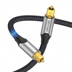 VENTION Optical Fiber Audio Cable 1.5M Black Aluminum Alloy Type (BAVHG)