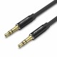 VENTION 3.5mm Male to Male Audio Cable 2M Black Aluminum Alloy Type (BAXBH) VENTION 3.5mm Male to Male Audio Cable 2M Black Aluminum Alloy Type (BAXBH)