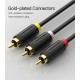 VENTION 3RCA Male to Male AV Cable 2M Black (BCABH) VENTION 3RCA Male to Male AV Cable 2M Black (BCABH)