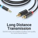 VENTION 3.5mm Male to 2RCA Male Cable 8M Black (BCLBK) VENTION 3.5mm Male to 2RCA Male Cable 8M Black (BCLBK)