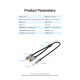 VENTION 3.5mm Male to 2RCA Male Audio Cable 1.5M Gray Aluminum Alloy Type (BCNBG) VENTION 3.5mm Male to 2RCA Male Audio Cable 1.5M Gray Aluminum Alloy Type (BCNBG)
