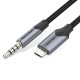 VENTION Micro USB Male to TRRS 3.5mm Male Audio Cable 2M Black (BDGBH) VENTION Micro USB Male to TRRS 3.5mm Male Audio Cable 2M Black (BDGBH)