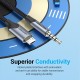 VENTION Micro USB Male to TRRS 3.5mm Male Audio Cable 2M Black (BDGBH) VENTION Micro USB Male to TRRS 3.5mm Male Audio Cable 2M Black (BDGBH)