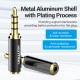 VENTION 3.5mm Male to 2.5mm Female Audio Adapter Black Metal Type (BFBB0) VENTION 3.5mm Male to 2.5mm Female Audio Adapter Black Metal Type (BFBB0)