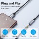 VENTION Type-C Male to 3.5mm Earphone Jack with DAC Adapter 0.1M Gray Aluminum Alloy Type (BGMHA) VENTION Type-C Male to 3.5mm Earphone Jack with DAC Adapter 0.1M Gray Aluminum Alloy Type (BGMHA)