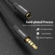 VENTION Cotton Braided 3.5mm Audio Extension Cable 3M Black Metal Type (BHBBI) VENTION Cotton Braided 3.5mm Audio Extension Cable 3M Black Metal Type (BHBBI)
