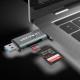 VENTION USB 3.0 A / Type-C / Micro USB Multi-Function Card Reader (SD+TF) Gray Metal Type (CCHH0) VENTION USB 3.0 A / Type-C / Micro USB Multi-Function Card Reader (SD+TF) Gray Metal Type (CCHH0)