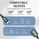 VENTION Type-C Male to USB A Female OTG Cable 0.15M Black PVC Type (CCSBB) VENTION Type-C Male to USB A Female OTG Cable 0.15M Black PVC Type (CCSBB)