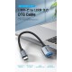 VENTION USB 3.0 Type-C Male to A Female OTG Cable 0.15M Gray Aluminum Alloy Type (CCXHB) VENTION USB 3.0 Type-C Male to A Female OTG Cable 0.15M Gray Aluminum Alloy Type (CCXHB)