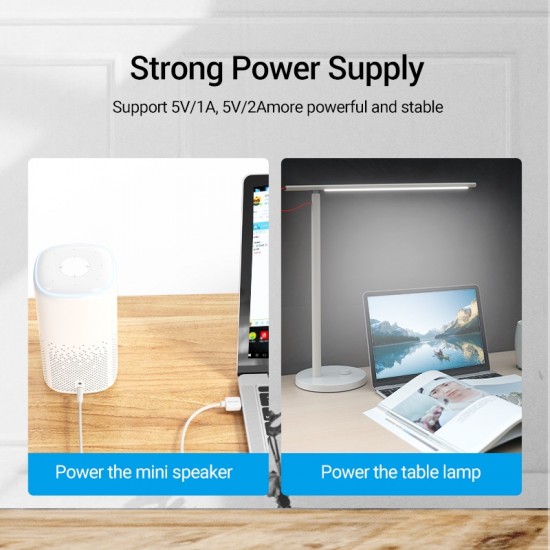 VENTION USB to DC 3.5mm Barrel Jack Power Cable 1.5M White (CEXWG) VENTION USB to DC 3.5mm Barrel Jack Power Cable 1.5M White (CEXWG)