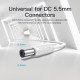 VENTION USB to DC 5.5mm Barrel Jack Power Cable 1M White Tuning Fork Type (CEYWF)