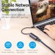 VENTION Type-C to Ethernet Adapter 0.15M Black (CFABB) VENTION Type-C to Ethernet Adapter 0.15M Black (CFABB)