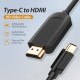 VENTION Type-C to HDMI Cable 2M Black (CGUBH) VENTION Type-C to HDMI Cable 2M Black (CGUBH)