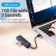 VENTION 3-Port USB 3.0 Hub with Sound Card and Power Supply 0.15M Black (CHIBB) VENTION 3-Port USB 3.0 Hub with Sound Card and Power Supply 0.15M Black (CHIBB)