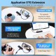 VENTION 4-Port USB 2.0 Hub with Power Supply 0.15M Black (CHMBB) VENTION 4-Port USB 2.0 Hub with Power Supply 0.15M Black (CHMBB)