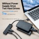 VENTION 4-Port USB 2.0 Hub with Power Supply 0.15M Black (CHMBB) VENTION 4-Port USB 2.0 Hub with Power Supply 0.15M Black (CHMBB)