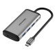 VENTION Type-C to HDMI/USB 3.0*3/PD 87W Docking Station 0.15M Gray Metal Type (CNBHB) VENTION Type-C to HDMI/USB 3.0*3/PD 87W Docking Station 0.15M Gray Metal Type (CNBHB)