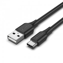 VENTION USB 2.0 A Male to Type-C Male 3A Cable 0.5M Black (CTHBD)