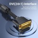 VENTION Cotton Braided DVI-D (24+1) Male to Male Cable 2M Black (EAEBH) VENTION Cotton Braided DVI-D (24+1) Male to Male Cable 2M Black (EAEBH)