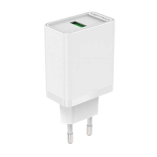 VENTION USB Wall Charger (18W) EU White (FABW0-EU) VENTION USB Wall Charger (18W) EU White (FABW0-EU)