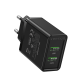 VENTION 2-Port USB (A+A) Wall Charger (18W/18W) EU Black (FBAB0-EU) VENTION 2-Port USB (A+A) Wall Charger (18W/18W) EU Black (FBAB0-EU)