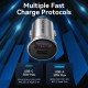 VENTION 2-Port USB (A+C) Car Charger (30W/30W) Gray Mini Style Aluminium Alloy Type (FFFH0) VENTION 2-Port USB (A+C) Car Charger (30W/30W) Gray Mini Style Aluminium Alloy Type (FFFH0)