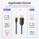 VENTION Mini DisplayPort to DisplayPort Cable 1.5M Black (HAABG) VENTION Mini DisplayPort to DisplayPort Cable 1.5M Black (HAABG)